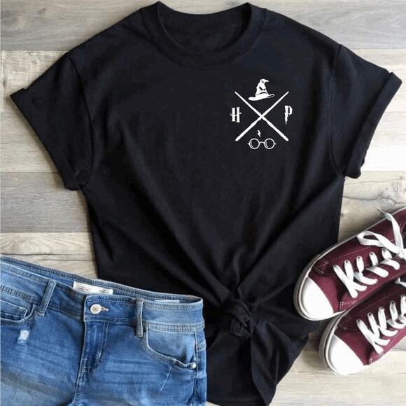 Women’s Harry Potter Logo T-Shirt - Picture 1 of 2